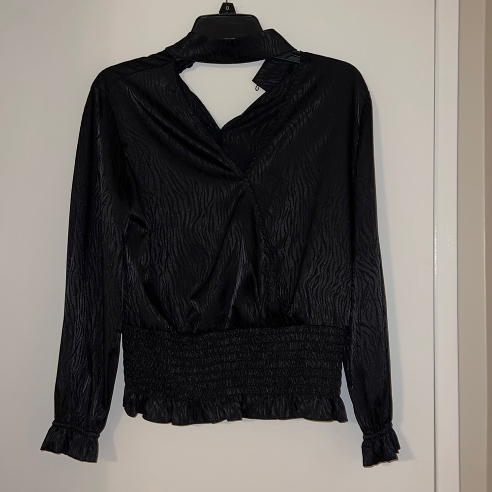 NY & CO blouse, size XS. Zebra print. Worn once